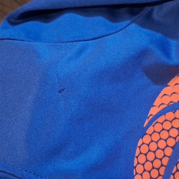 💥Buy2Get1Free💥OshKosh B'gosh Blue and Orange Long Sleeve Basketball Tee - Picture 3 of 6